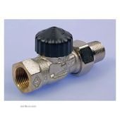 Delftechniek Radiatorafsluiter therm. 1/2" RECHT