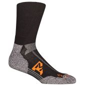 Emma Werksokken Hydro-Dry Zwart/Grijs mt 35-38