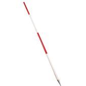 Atlas Jalonstok Hout Rood/wit 2mtr. 2MTR.