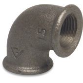 Delftechniek Knie 90 Graden Zwart NR.90-1/2''