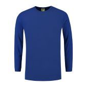 Lemon & Soda T-shirt Crewneck cot/elast LS for him 2748C Royal Blue mt 3XL