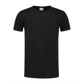 Lemon & Soda T-shirt Crewneck cot/elast SS for him Black mt M