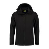 Lemon & Soda Lem3629 L&s Jacket Hooded Soft Shell For Him Black L Him Black L HIM
