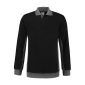 Lemon & Soda Lem4700 L&s Sweater Polo Workw Ear Black/pg Xl Unisex Black/PG XL UNISEX