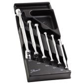 Facom Module met 6 scharnierende dopsleutels van 6 tot 17mm - 12-kant MOD.66A-1