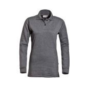 Santino Polosweatshirt Rick La Dies Donker Grijs Maat L DONKER GRIJS MAAT L