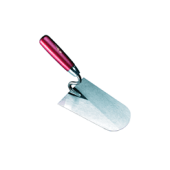 Melkmeisje Stukadoorstroffel  Rond / S-hals / Houten Greep 180 Mm Rvs 180 MM RVS