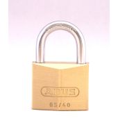 Abus Messing Hangslot, Gelijksluitend 65/40 KA 404