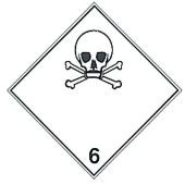 - Adr Etiket Klasse 6 Giftige Stoffen Veiligheidsetiketten