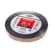 Kelfort Kokomoband zwart 20X4mm 8 m