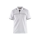Blaklader Blåkläder Poloshirt 3389 WIT/DONKERGRIJS MT XL