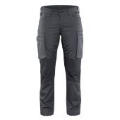 Blaklader Werkbroek Service Dames Stretc H  7159 Donkergrijs/zwart C40 DONKERGRIJS/ZWART C40