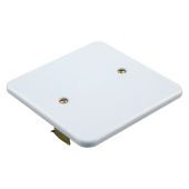 Delftechniek Blindplaat Vierkant 82MM Polarwit