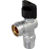 Comfortkraan 1/2"x m24 verchroomd HAAKS MODEL