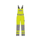 Dassy Bretelbroek Colombia COPES77 Fluogeel/Grafietgrijs Maat 54 Lang