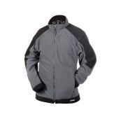 Dassy Fleecevest Kazan PES16 Cementgrijs/Zwart Maat M