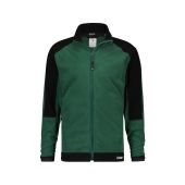 Dassy Fleecevest Kazan PES16 Flessengroen/Zwart Maat XL