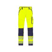 Dassy Hogezichtbaarheidsbroek Aruba PESCOSPA76 Fluogeel/Marineblauw Maat 42