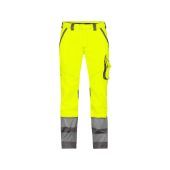 Dassy Hogezichtbaarheidsbroek Minnesota PESCOSPA76 Fluogeel/Cementgrijs Maat 56