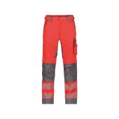 Dassy Hogezichtbaarheidsbroek Odessa PESCO70 Fluorood/Cementgrijs Maat 60