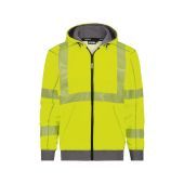 Dassy Hogezichtbaarheidshoodie Evans PESCO84 Fluogeel/Cementgrijs Maat 4XL