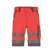 Dassy Hogezichtbaarheidsshort Lucca PESCO74 Fluorood/Cementgrijs Maat 53
