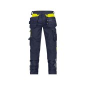 Dassy Holsterzakkenbroek Shanghai PESCO41 Nachtblauw/Fluogeel Maat 53