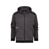 Dassy Hoodie Lunax COPES80 Antracietgrijs/Zwart Maat 2XL