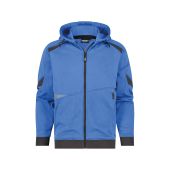 Dassy Hoodie Lunax COPES80 Azuurblauw/Antracietgrijs Maat L