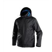 Dassy Wind- en waterdichte werkjas Hyper PES80 Nachtblauw/Antracietgrijs Maat XS