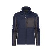 Dassy Midlayer vest Convex PES38 Nachtblauw/Antracietgrijs Maat L