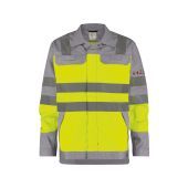 Dassy Multinorm hogezichtbaarheidsvest Franklin COPES77 Fluogeel/Grafietgrijs Maat 3XL