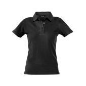 Dassy Polo Leon Women CO46 Zwart Maat L