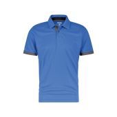 Dassy Polo Traxion PES44 Azuurblauw/Antracietgrijs Maat L