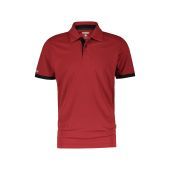 Dassy Polo Traxion PES44 Rood/Zwart Maat L