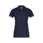 Dassy Polo Traxion Women PES44 Nachtblauw/Antracietgrijs Maat XL