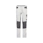 Dassy Schildersbroek Helix Painters Women PESCO41 Wit/Antracietgrijs Maat 42