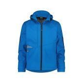 Dassy Softshelljas Gravity PES21 Azuurblauw/Antracietgrijs Maat 4XL