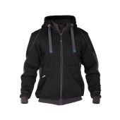 Dassy Sweatshirtjas Pulse COPES80 Zwart/Antracietgrijs Maat S