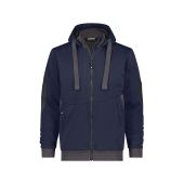 Dassy Sweatshirtjas Pulse COPES80 Nachtblauw/Antracietgrijs Maat 3XL