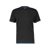 Dassy T-shirt Kinetic COSPA04 Zwart/Azuurblauw Maat L