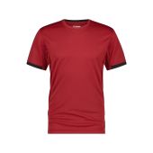 Dassy T-shirt Nexus PES04 Rood/Zwart Maat 2XL