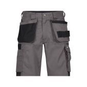 Dassy Tweekleurige holsterzakkenshort Monza PESCO61 Cementgrijs/Zwart Maat 56
