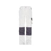 Dassy Werkbroek Boston Women PESCO61 Wit/Cementgrijs Maat 50
