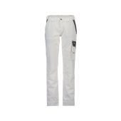 Dassy Werkbroek Nashville Women PESCO61 Wit/Cementgrijs Maat 44
