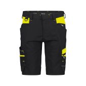 Dassy Werkshort Manilla Women PESCO41 Zwart/Fluogeel Maat 40