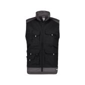 Dassy Werkvest Faro PESCO61 Zwart/Cementgrijs Maat S