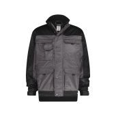 Dassy Winterjas Tignes PESCO17 Cementgrijs/Zwart Maat 4XL