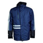 Elka Rainwear Jacket W/detachable Lining Wor King Xtreme Navy/black-2xl NAVY/BLACK-2XL