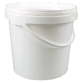 - Emmer Met Deksel Wit [kunststof] 5 Liter